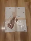 West Elm Queen Four Piece Whale Print Sheet Set Gray And White New With Tags