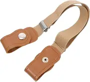 [WATIIFUFU] 2 Pcs Boys and Girls Elastic Waist Belts Stretchable Buckle Belts for Boys and Girls Simple Operation Traceless Dress Waistband