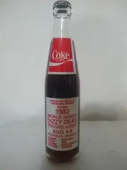 1982 World Series Dizzy Dean 10 oz Graduate League Rossville Georgia Coca Cola C