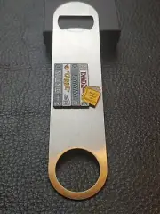 BEER BOTTLE OPENER w/STEPHEN KING VHS MOVIE COLLECTION EMBLEM & NEODYMIUM MAGNET