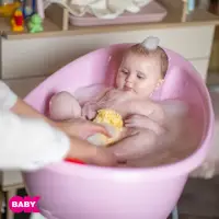 在飛比找momo購物網優惠-【OKBABY】嬰兒中澡盆 商務艙澡盆 一盆兩用 Bella