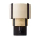 Varaluz 389W01 Blonde Moment 11" Tall Wall Sconce - Matte Black / Honey / Medium