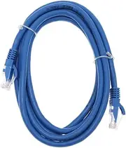Bare Copper Conductors Cat6 Ethernet Cable 2m Network Jumper Cable Plated Contacts for LAN