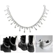 Sparkling Rhinestones Heel Chains for Shoes Fashionable Shoe Hanging Decoration