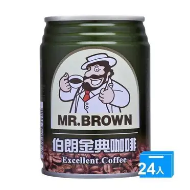 金車伯朗金典咖啡240ML*24