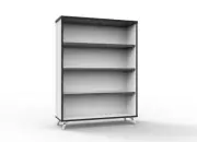 New Rapidline Bookcase 1200mm x 900mm Office Furniture Stoarge Shelving Natural