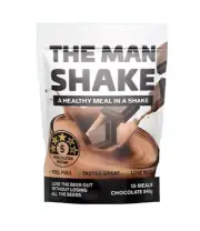 The Man Shake CHOCOLATE 840g ONE WEEK SUPPLY Meal Replacement FREE SHIPPING