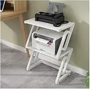 Printer Stand Printer Holder Printer Shelf Portable Printer Stand With Storage Shelves For Fax Machine Scanner Files Books With Anti-Skid Feet Printer Rack Printer Shelves ( Color : B , Size : 45*28*5