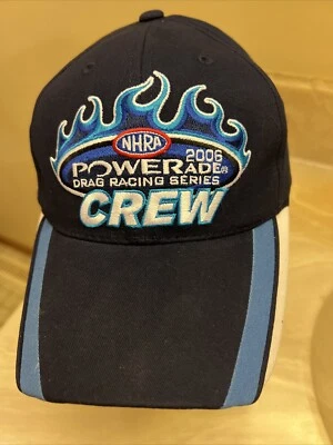 NHRA Powerade Drag Racing Series 2006 Cap, Be Part Of The CREW!