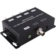 DOSS SDI4SP 4-Way SDI Splitter & Repeater 1-In 4-Out W/ Audio Extraction With
