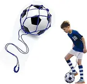 Wzenclave Ball Net Bag Soccer Training Equipment Adjustable Mesh Soccer Ball Bag Drawstring Closure Football Volleyball Storage Ball Carrier Multifunctional Sports Ball Holder for Outdoor Sports