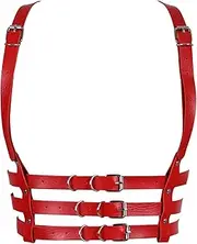 [BBOHSS] Women's Body Harness Leather Bra Belt Fashion Bra Punk Gothic Carnival Party Christmas Halloween Dance Costume