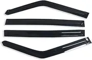 Side Window Deflector Compatible for Nissan Safari Patrol Y62 2015 2016 2017 2018 2019 2020 2021 Window Visor Sun Rain Guards Accessories
