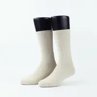 在飛比找momo購物網優惠-【FOOTER除臭襪】素面輕壓力高筒襪(T99L-沙杏)