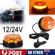 12V/24V Magnetic 36LED Amber Flashing Rotating Beacon Strobe Alarm Warning Light