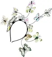[LIFKOME] Butterfly Fascinator Headband for Tea Parties Lightweight Hair Accessory for Women for Garden Parties and Special Occasions