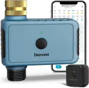 Wifi Water Timer with Brass Inlet, 1 Zone Smart Hose Timer, Sprinkler Timer for