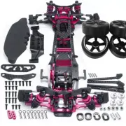 Alloy&CF 1/10 Chassis For Sakura D5 MR V2 Frame Kit RC 2WD Drift Car Rear Drive