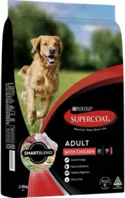 Purina Supercoat Adult Chicken Dog Food 2.8 Kg