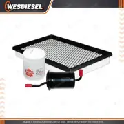 Sakura Filter Service Kit Oil Air Fuel for Ford Telstar AT AV AX AY 2.2L Petrol