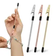 3 Pcs Portable Bracelet Helper Tool Hand Bracelet Fastener Helper for Fastening