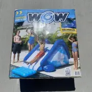 WOW Sports Inflatable Cascade Pool Slide with Sprinklers NEW IN BOX
