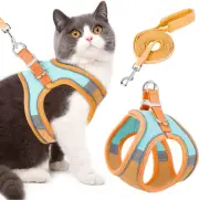 SlowTon Cat Harness Leash Set, Stylish Adjustable Breathable Escape Proof Cat...