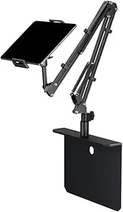 Bedside Phone Holder | Adjustable Phone Mount for Bed | Bed Phone Stand with Flexible Arm, 360 Mobile Phone Tablet Holder for Desk Bedframe, 4-12.9-inch Mobile Phones Suitable Gifts