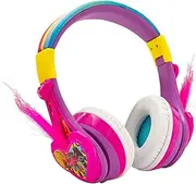 eKids Trolls Band Together Bluetooth Headphones for Kids, Wireless Headphones with Microphone Includes Aux Cord, Volume Reduced Kids Foldable Earphones for School, Home, or Travel