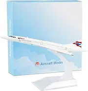 ARCADORA 1/400 Scale British F-BVFB Concorde Airplane Model Alloy Model Diecast Plane Model for Collection