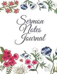 在飛比找博客來優惠-Sermon Notes Journal: Floral D