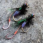 2pcs Fly Fishing Lures Kit Trout Jigs Flies Tackle Flies Fly Fishing