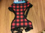 Brand New "Play On" Red Check Comfort Step-in Dog Harness Large up to 90 lbs