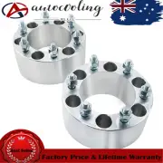 2PC 75mm 6 Studs Wheel Spacers FOR TOYOTA 4WD 6x139.7 M12xP1.5 6-Lug