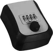 HOODANCOS Box Key Lock Box Outdoor Wall Mount Key Storage with Code Combination Material Box for Real Business Use