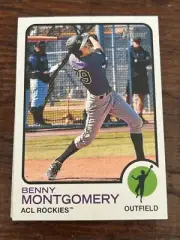6x Lot BENNY MONTGOMERY 2022 Topps Heritage Minor League RC #100