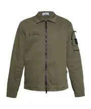 Stone Island Logo-Patch Zipped Jacket S,L,M,XXL GREEN