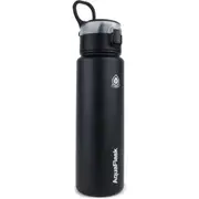 AquaFlask Sip 710 mL (24oz) Water Bottles Space Black Durable, Leak-Proof and Eco-Friendly [AF-W77]