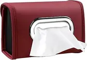 Tissue Car Holder,Armrest Car Tissue Dispenser with Adjustable Elastic Band | Vehicle Interior Decor Car Tissue Box on Armrest, Backseat Napkin Rectangle Organizer for Vehicle Interior Decor