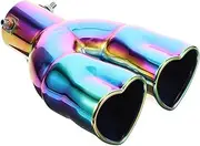 Muffler Tail Throat Car Exhaust Pipe Tip Sound Automotive Tailpipes Motorcycle Short Stainless Steel For Cars Muffler exhaust tip
