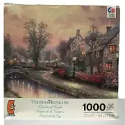 NEW Thomas Kinkade Lamplight Lane 1000 Pc Puzzle 2011 Ceaco Cottagecore SEALED