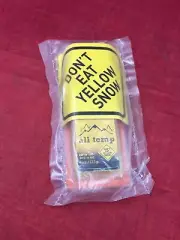 Snowboard Ski Wax Deys Don't Eat Yellow Snow - All Temp 4oz with Scrapper NEW