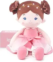 [LeyaDoll] Soft Baby Doll Toys (16''), My First Baby Rag Doll for 1 Year-Old Girl Birthday, Christmas Plush Toys for Toddler Kids Infants-Blossom-Fairy