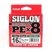 Sunline P.E Line X8 Siglon 150M P.E 1 16LB Dark Green (1762)