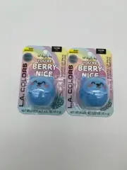 2 LA COLORS You're Berry Nice SCENTED C37286 CHAPSTICK LIP BALM