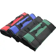 Tool Storage Bag Fold Spanner Case Canvas Wrench Roll Multifunctional - 22 Pockets