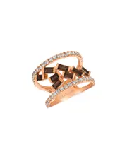 Le Vian 14K Strawberry Gold 1.34 ct. tw. Diamond & Smoky Quartz Ring