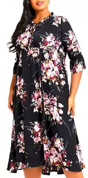 TS TAKING SHAPE plus size M / 20 Chelsea Floral Maxi Dress flowy NWT rrp$180!