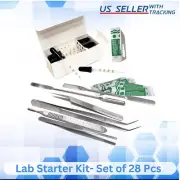 28pc Pharmacy Medical Lab Spatulas & Pipettes Science Chem Lab Kit For Students