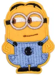 Dave from Despicable Me embroidered Iron on patch